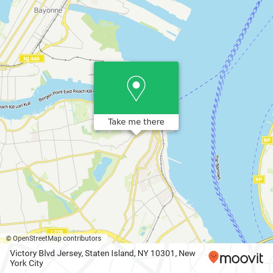 Victory Blvd Jersey, Staten Island, NY 10301 map