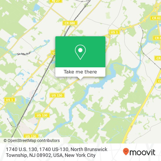 Mapa de 1740 U.S. 130, 1740 US-130, North Brunswick Township, NJ 08902, USA