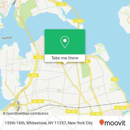 Mapa de 159th 16th, Whitestone, NY 11357