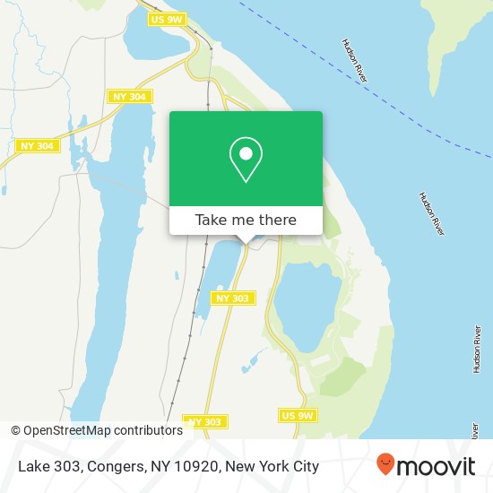 Mapa de Lake 303, Congers, NY 10920