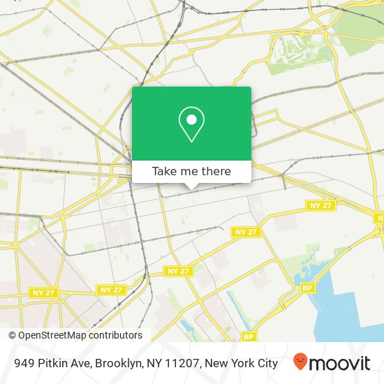 949 Pitkin Ave, Brooklyn, NY 11207 map