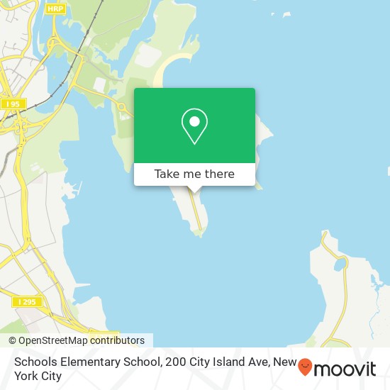 Schools Elementary School, 200 City Island Ave map