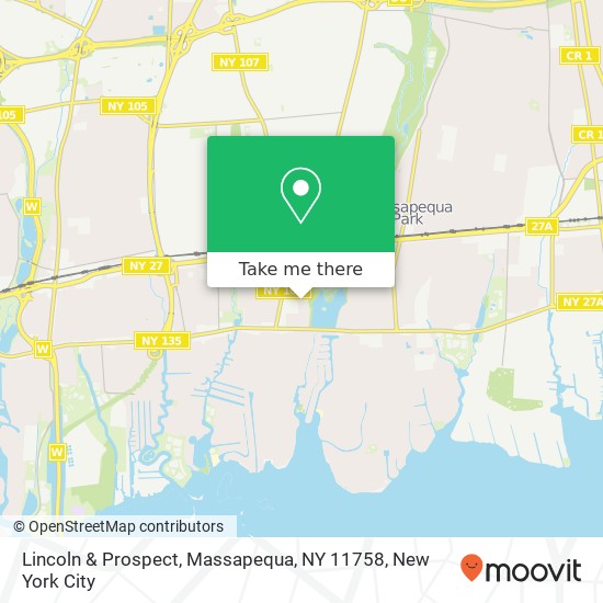 Lincoln & Prospect, Massapequa, NY 11758 map
