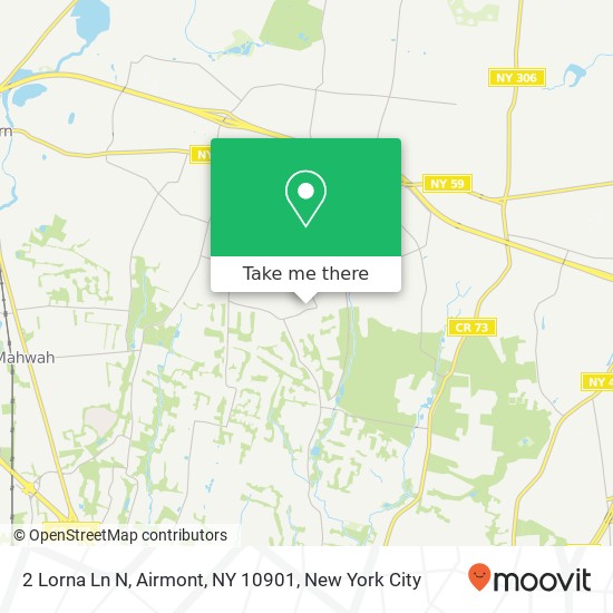 2 Lorna Ln N, Airmont, NY 10901 map