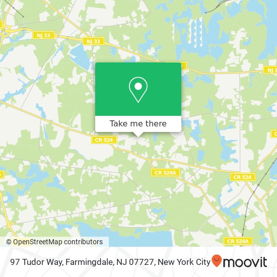 97 Tudor Way, Farmingdale, NJ 07727 map