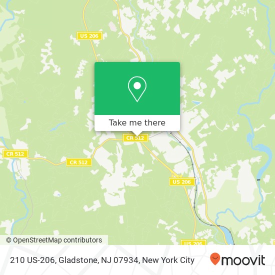 210 US-206, Gladstone, NJ 07934 map