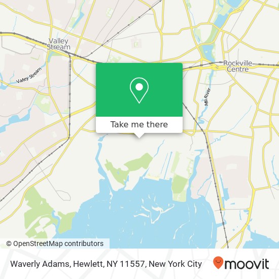 Waverly Adams, Hewlett, NY 11557 map