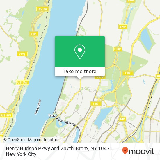 Mapa de Henry Hudson Pkwy and 247th, Bronx, NY 10471