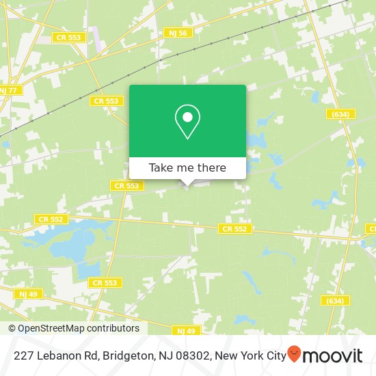 227 Lebanon Rd, Bridgeton, NJ 08302 map