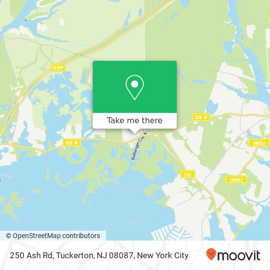 250 Ash Rd, Tuckerton, NJ 08087 map