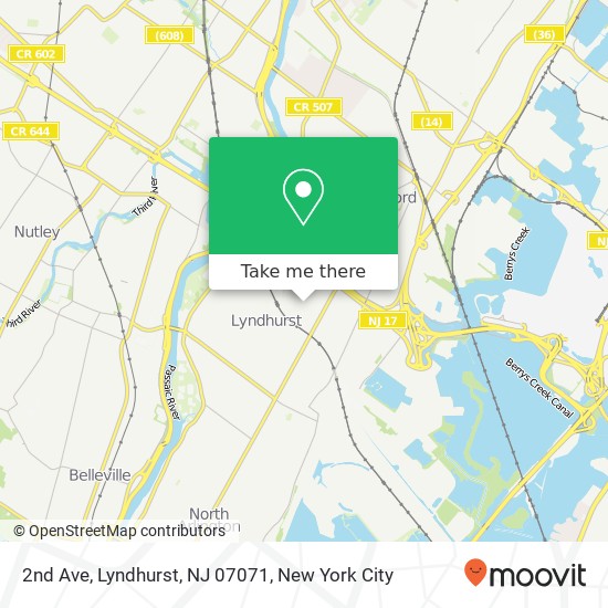 2nd Ave, Lyndhurst, NJ 07071 map
