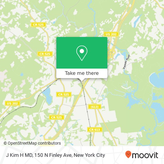 Mapa de J Kim H MD, 150 N Finley Ave