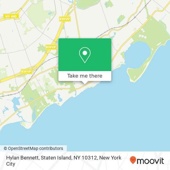 Mapa de Hylan Bennett, Staten Island, NY 10312