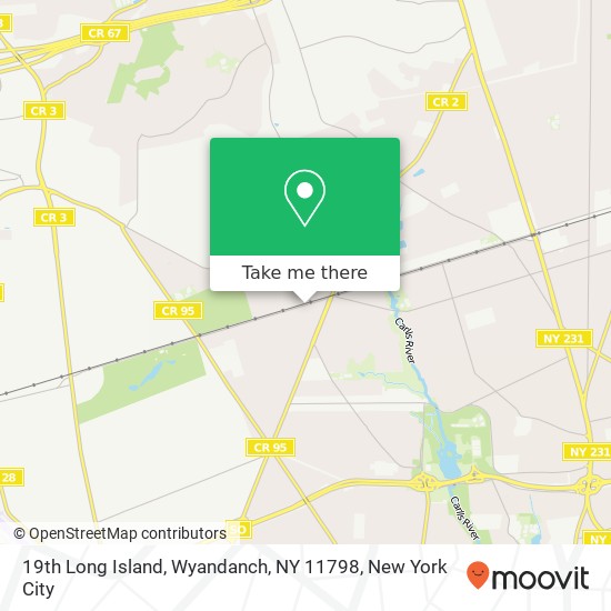 Mapa de 19th Long Island, Wyandanch, NY 11798