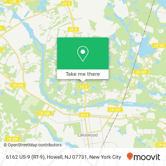 6162 US-9 (RT-9), Howell, NJ 07731 map