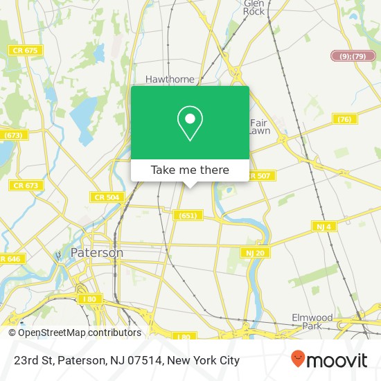 23rd St, Paterson, NJ 07514 map