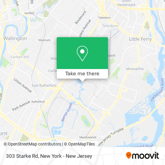 Mapa de 303 Starke Rd