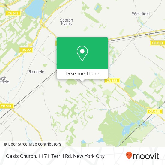Oasis Church, 1171 Terrill Rd map