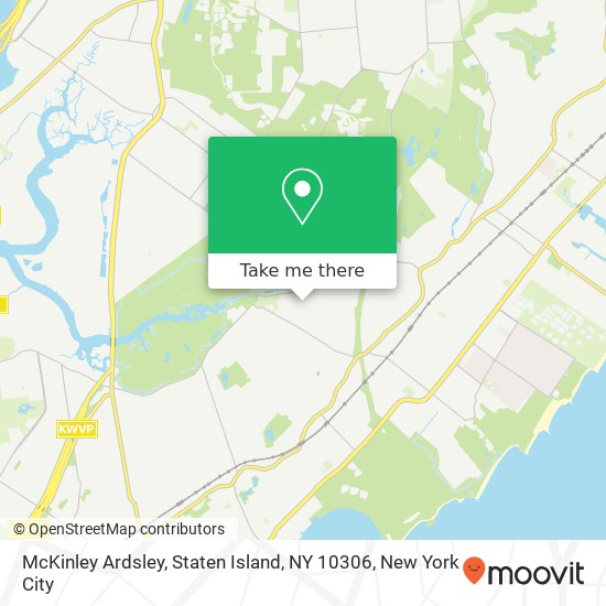 Mapa de McKinley Ardsley, Staten Island, NY 10306