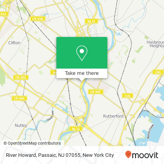 River Howard, Passaic, NJ 07055 map