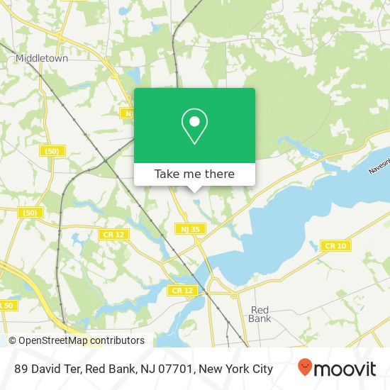 89 David Ter, Red Bank, NJ 07701 map