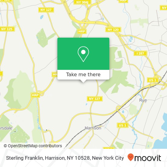 Mapa de Sterling Franklin, Harrison, NY 10528