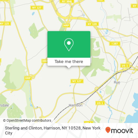Mapa de Sterling and Clinton, Harrison, NY 10528