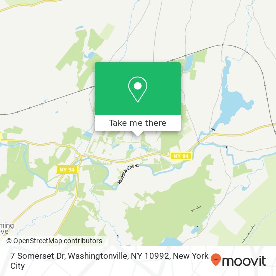 7 Somerset Dr, Washingtonville, NY 10992 map