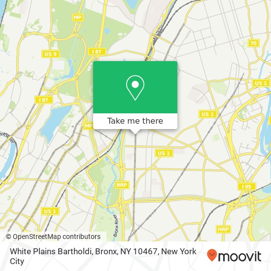 White Plains Bartholdi, Bronx, NY 10467 map