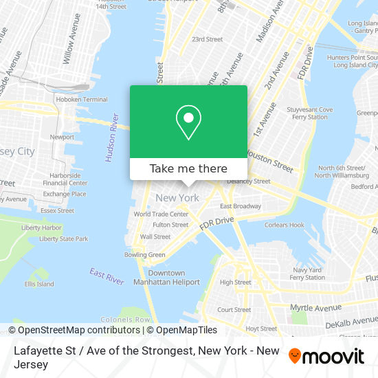 Mapa de Lafayette St / Ave of the Strongest