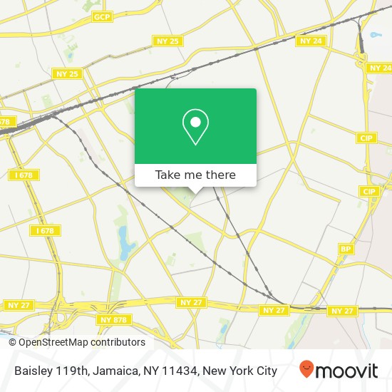 Mapa de Baisley 119th, Jamaica, NY 11434