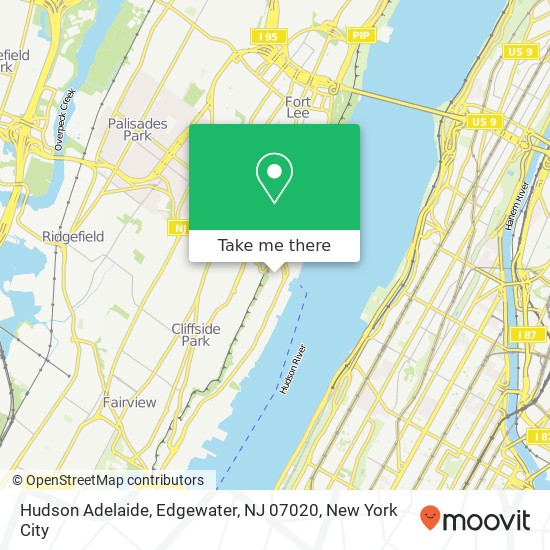 Hudson Adelaide, Edgewater, NJ 07020 map