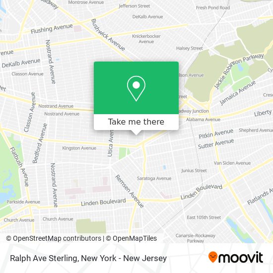 Mapa de Ralph Ave Sterling