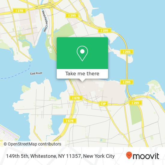 Mapa de 149th 5th, Whitestone, NY 11357