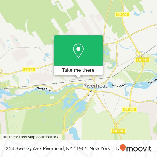 264 Sweezy Ave, Riverhead, NY 11901 map