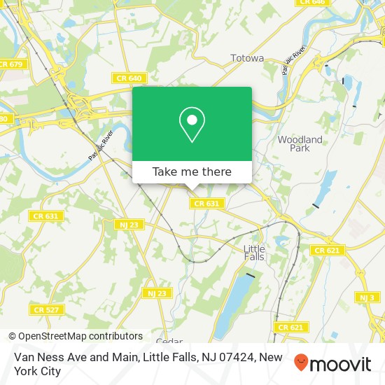 Van Ness Ave and Main, Little Falls, NJ 07424 map