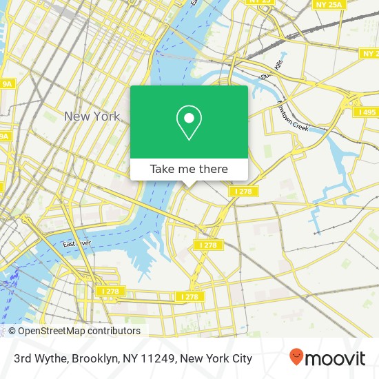 3rd Wythe, Brooklyn, NY 11249 map