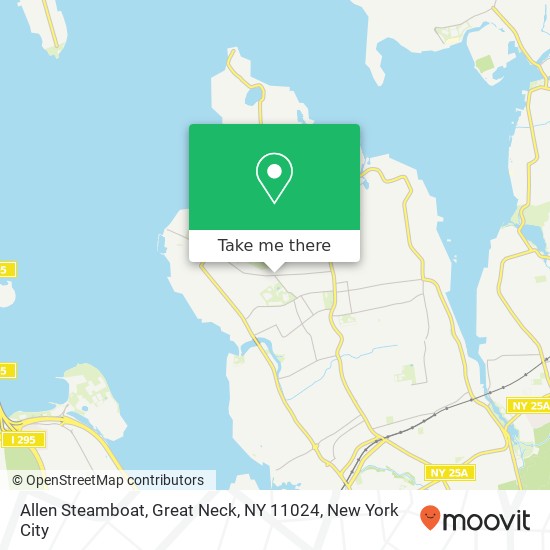 Mapa de Allen Steamboat, Great Neck, NY 11024
