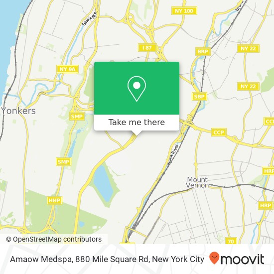 Mapa de Amaow Medspa, 880 Mile Square Rd