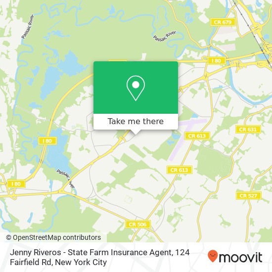 Jenny Riveros - State Farm Insurance Agent, 124 Fairfield Rd map