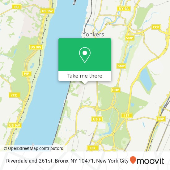 Mapa de Riverdale and 261st, Bronx, NY 10471