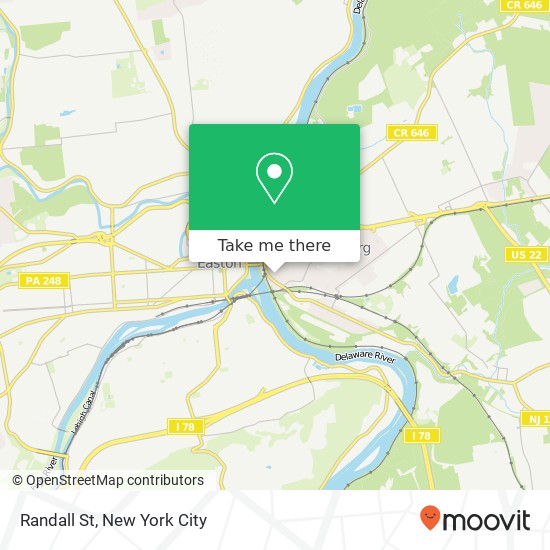 Mapa de Randall St, Phillipsburg, NJ 08865