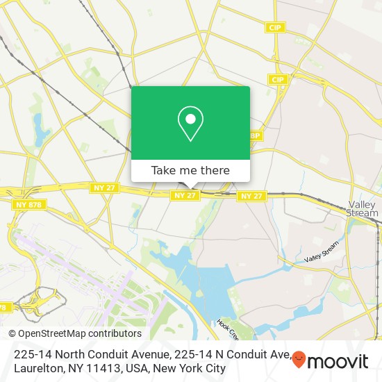 225-14 North Conduit Avenue, 225-14 N Conduit Ave, Laurelton, NY 11413, USA map