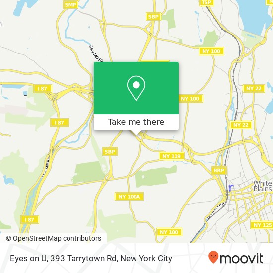 Mapa de Eyes on U, 393 Tarrytown Rd