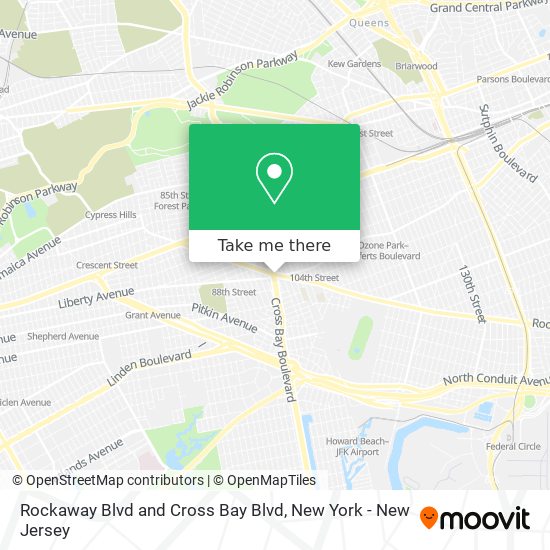 Mapa de Rockaway Blvd and Cross Bay Blvd