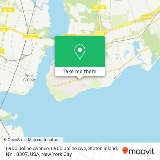 Mapa de 6900 Joline Avenue, 6900 Joline Ave, Staten Island, NY 10307, USA