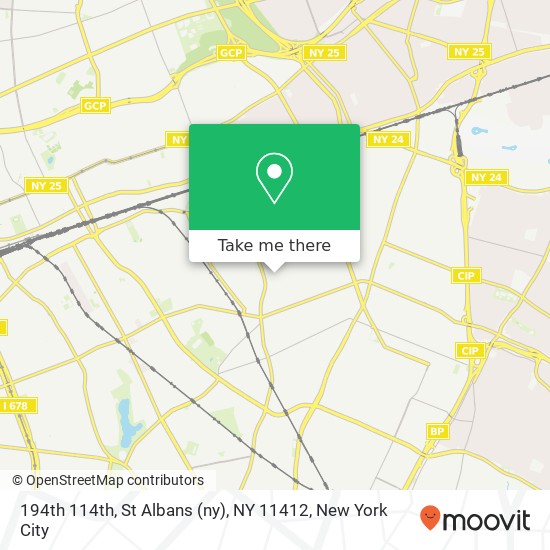 194th 114th, St Albans (ny), NY 11412 map