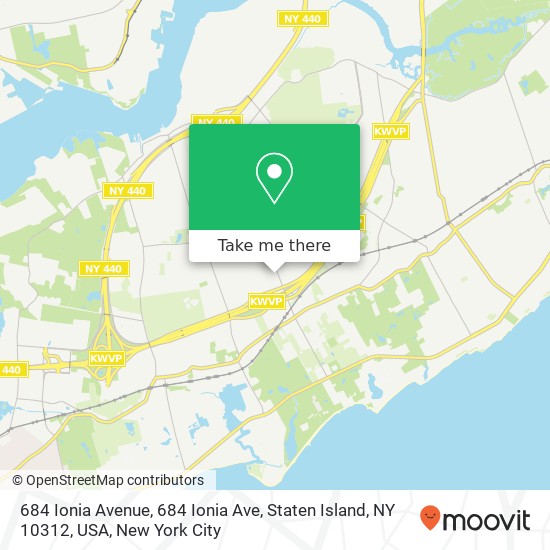 684 Ionia Avenue, 684 Ionia Ave, Staten Island, NY 10312, USA map