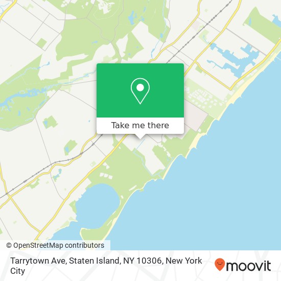 Mapa de Tarrytown Ave, Staten Island, NY 10306