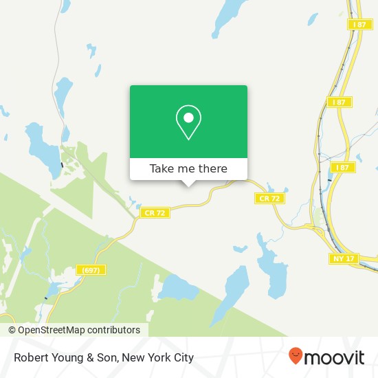 Robert Young & Son map